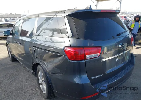 2015 Kia Sedona Lx из США, поврежденный, VIN KNDMB5C17F6045987